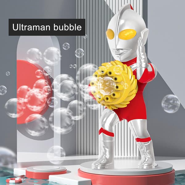 Bubbelmaskin Multifunktionell Universell Plast Ultraman Tio Håls Bubbelmaskin för Utomhusbruk A