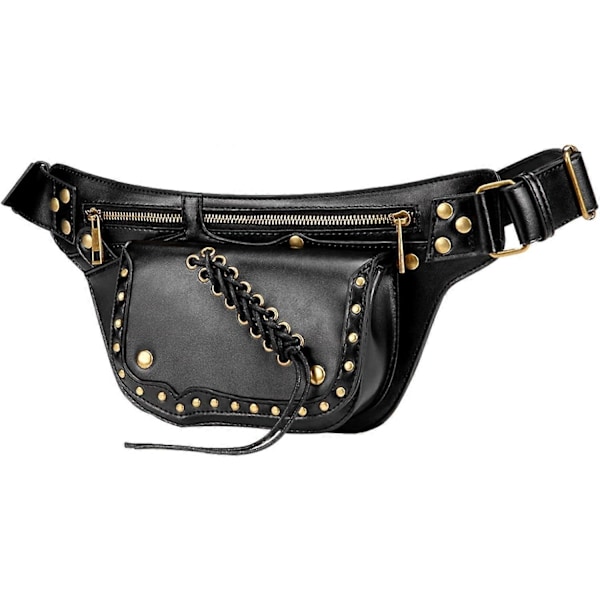 Generiske damebæltetasker, mavetaske Steampunk rejsebrystpakke - slyngetaske Fanny Pack til kvinder, crossbody-tasker til vandreture