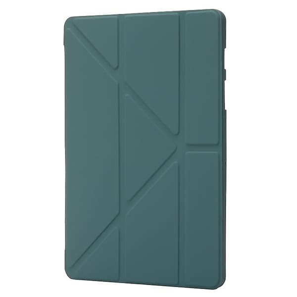 Deformation Silikon Läderfodral för Samsung Galaxy Tab S9 Dark Green