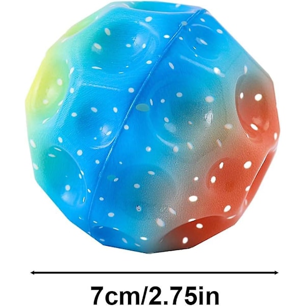 2.7' Månebolde Rumkugle Astro Hoppebold Bounce Bold Sansestimulerende Bold Høj Hoppebold Til Børn Teenagere