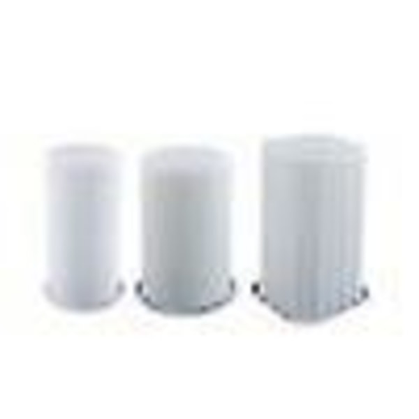 3 stk. 3D Cylindriske Silikonforme Lysform Lysform Lysform
