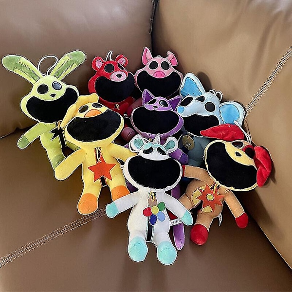 Smiling Critters Catnap -pehmolelu, Täytetty eläinpehmolelu Joulu- ja syntymäpäivälahjoiksi E