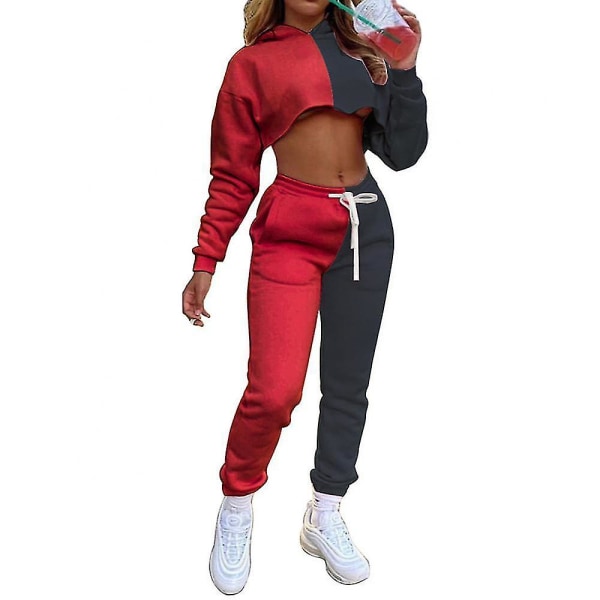 Autumn And Winter Casual Sports Fashion 2 Piece Outfits Women Long Sleeve Pullover Joggers Pants Set