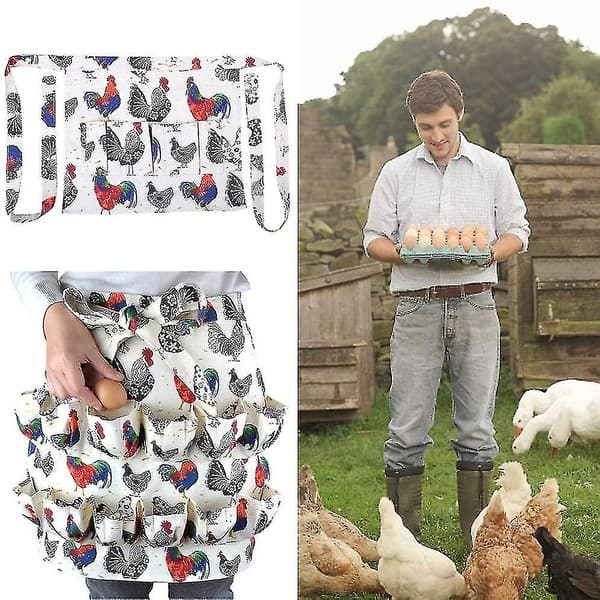 Egg Gathering Apron, Egg Gathering Apron Med 12 Egg Lommer