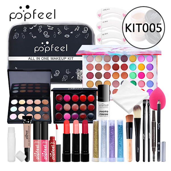 2025 Multifunksjonell Sminkepung Sminkegave KIT005