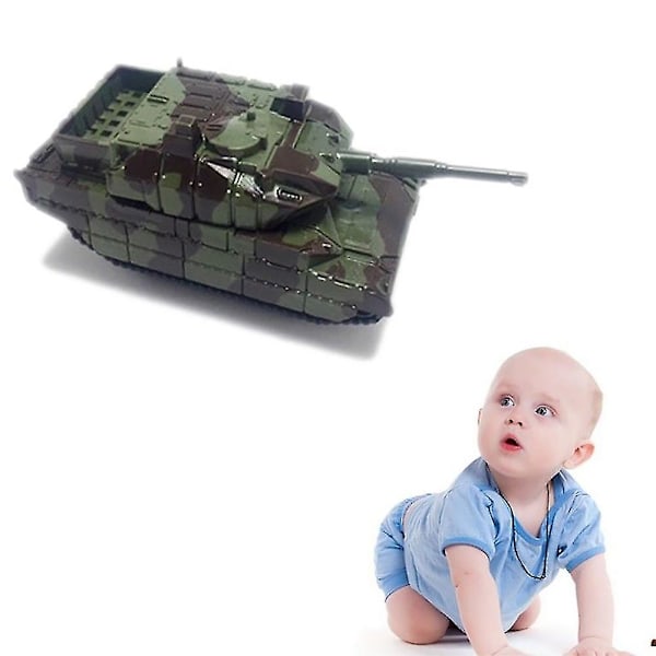 Käännetty sotilasarmeijan sotilaiden minitykki-tankkilelu lapsille muovinen mallilahjat