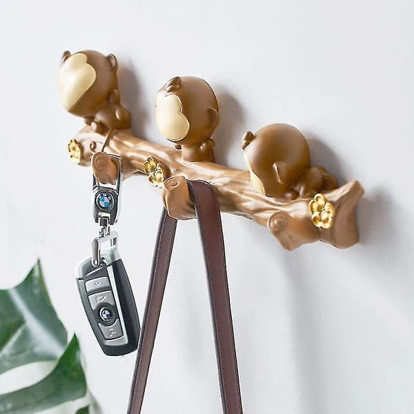 Dørkrog Resin Monkey Knagerække Hat Krog