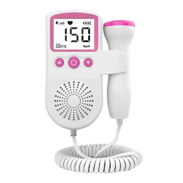 Doppler Fetal Rate Monitor Hemma För Graviditet Baby Rosa