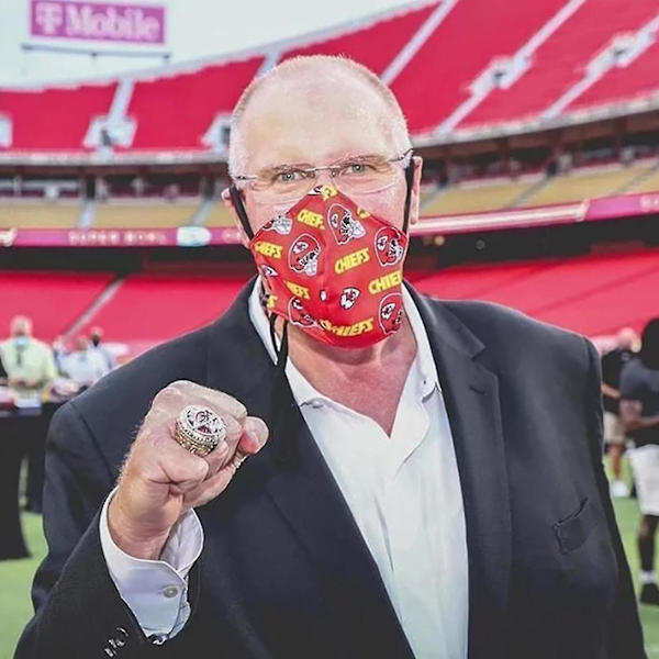 Alloy Ring Mænd Kansas City Chiefs Ring Mahomes Patrick Super Bowl Replica Ring Med Æske Size 10