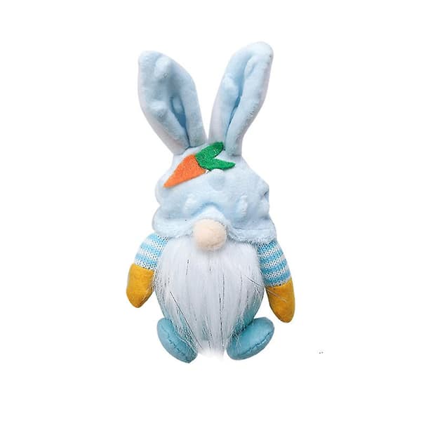 Påskkanin-tomte Plyschdocka Heminredning Påskpynt Blue