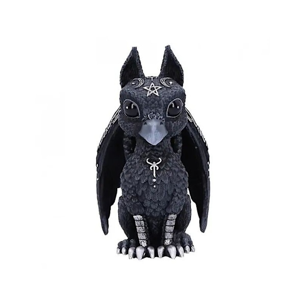 Ny mytologi söt djurstaty Cerberus drake griffin Ouroboros harts dekorativa figurer mini hemtillbehör presentleksaker   Fingerfärdighetsspel Sphinx