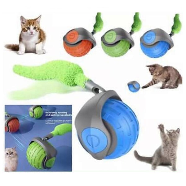Speedy Tail 2.0, Speedy Tail - kissanlelu, Speedy Tail 2.0 - kissanlelu, automaattinen liikkuva lelu blue