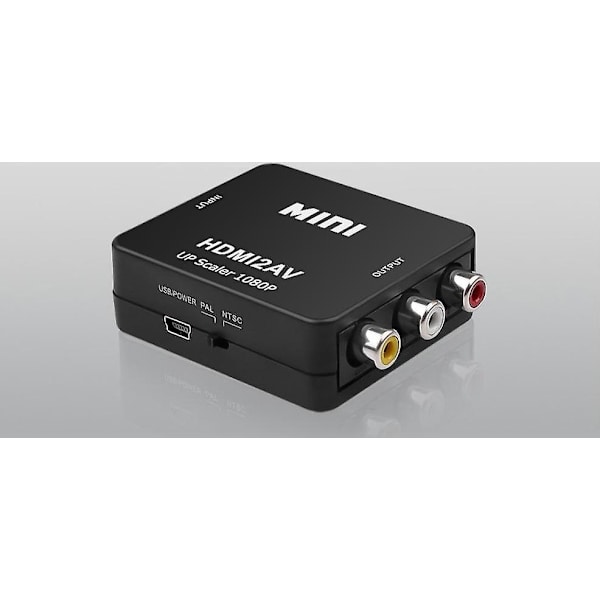Mini HDMI til AV-konverter White
