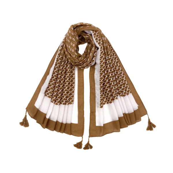 90*180CM Kvinners Kvadratisk Silkeliknende Hårskjerf Hode Sovning Wrap Satin Hodeskjerf brown