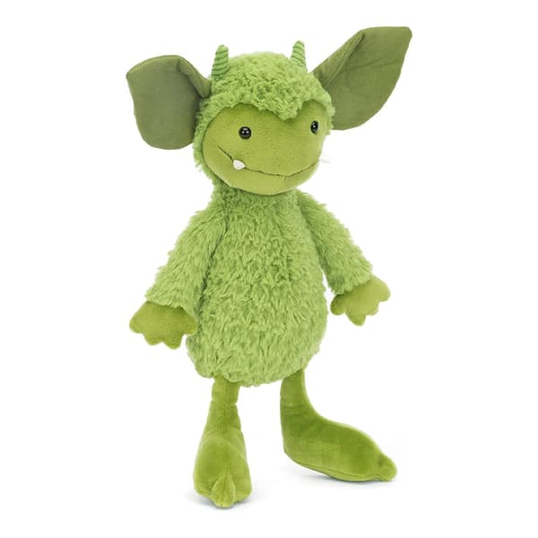 Grizzo Gremlin Grå-Grön Sprite Söt Docka, 30*10*9cm