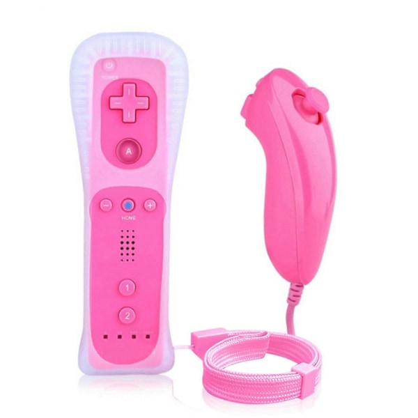 Ergonomisk Design: Motion Plus Fjärrkontroll & Nunchuck för Wii/Wii U