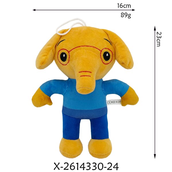 Plim Plim Magiker Clown Plyschdocka Barnleksaksdocka Present elephant