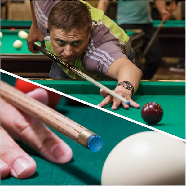 25 stk. 10 mm Pool Køspidser Snooker Køspidser Læder Pool Køspidser Billardspidser Snooker Kø Udskiftningsspidser