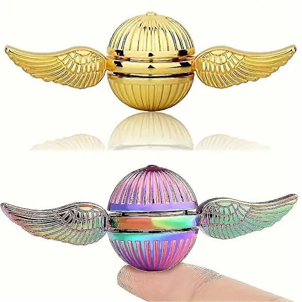 Harry Potter Fidget Spinner Magisk Kraftkula Ångest Sensorisk Leksak Finger Snurrande Stressavlastning Presenter För Barn & Vuxna Metall Rastlös Skrivbordsdekoration Gold
