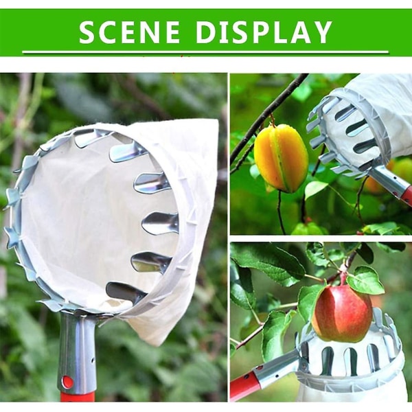 Fruit Basket, Fruit Catcher, Practical Garden Tools, Fruit Harvesting Tools For Harvesting Cherry, Pear, Peach