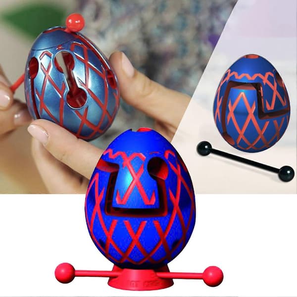 Labyrint Egg - Lærende, Interessant, Plast, Øvelse, Mental Utvikling, Smart Egg for Barn