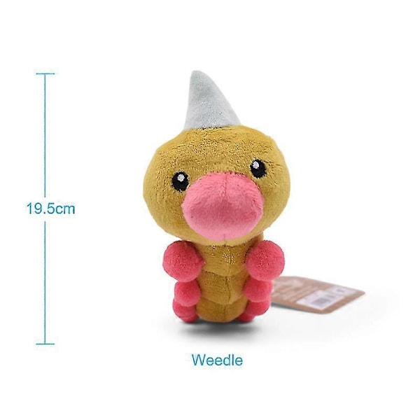 40 Styles Anime Dukke Poliwag Bulbasaur Charmander Lapras Snorlax Fyldte Peluche Plys Legetøj Julegave Til Børn 19.5cm Weedle