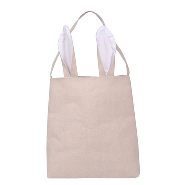 Påskekurv Taske - Kaninøre Design - Indkøbskurve Børneparty Gaveposer White