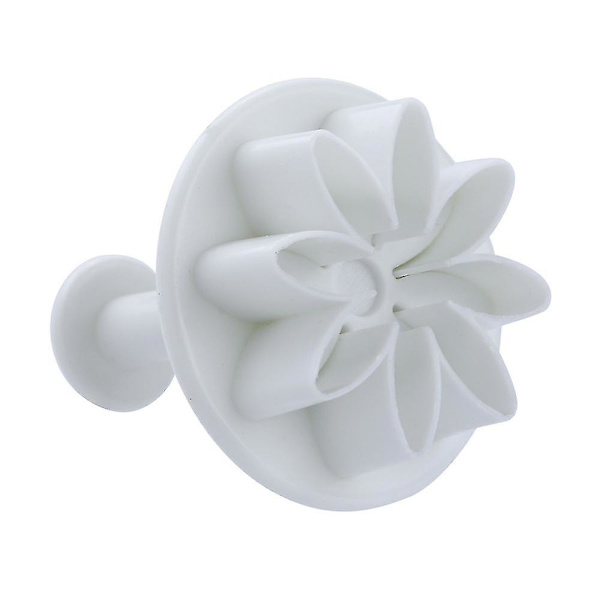 4 stk Blomsterutstøter Kakeformer Kjeks Dekorering Baking Mold Mold Tool
