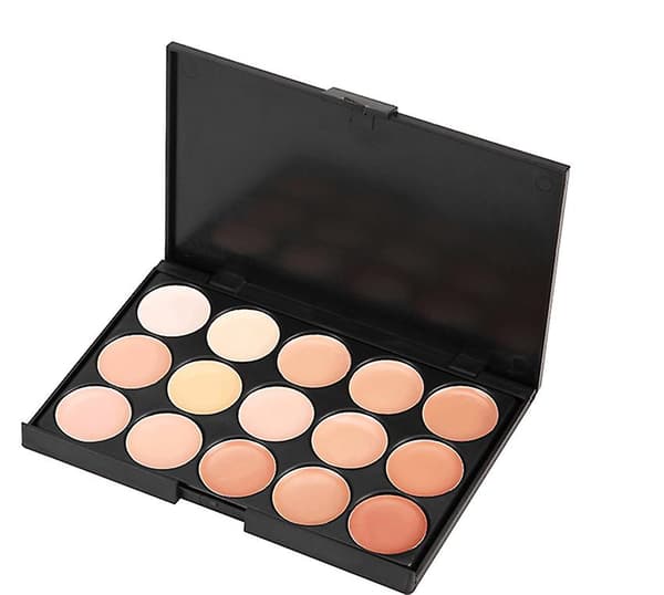 15 Farver Professionel Makeup Kontur Ansigtscreme Concealer Foundation Palette 2