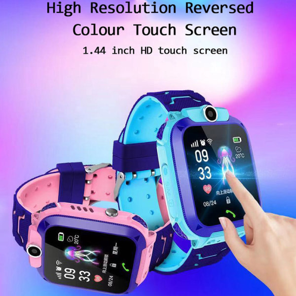 Q12 Kids Smart Watch IP67 vanntett SOS-klokke