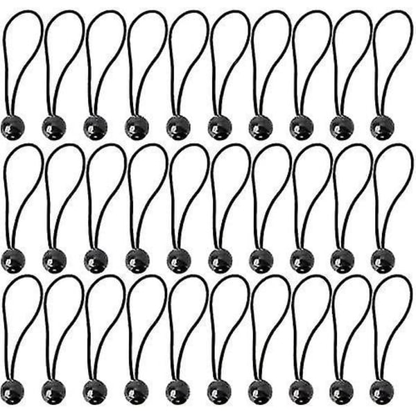 30 Pcs Bungee Cord Rubber Bungee Cord With Bungee Ball For Tarp
