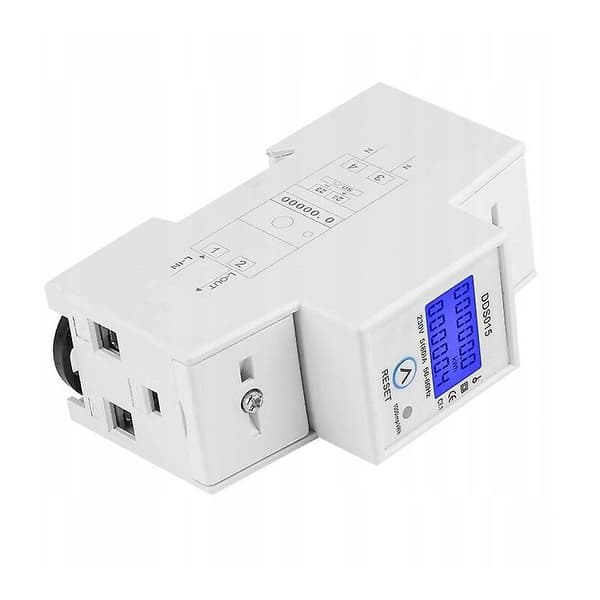 5-80A 230v 50hz Enfasemeter for strøm Digitalt strømforbruksmåler