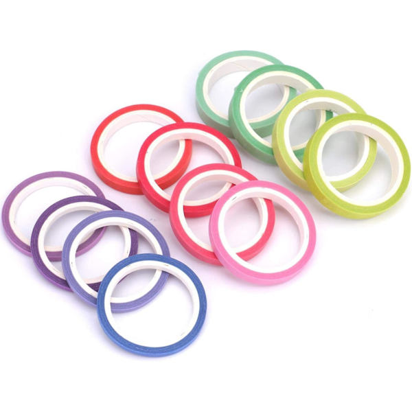 60 rullar Washi Tape Set, Dekorativ Maskeringstejp