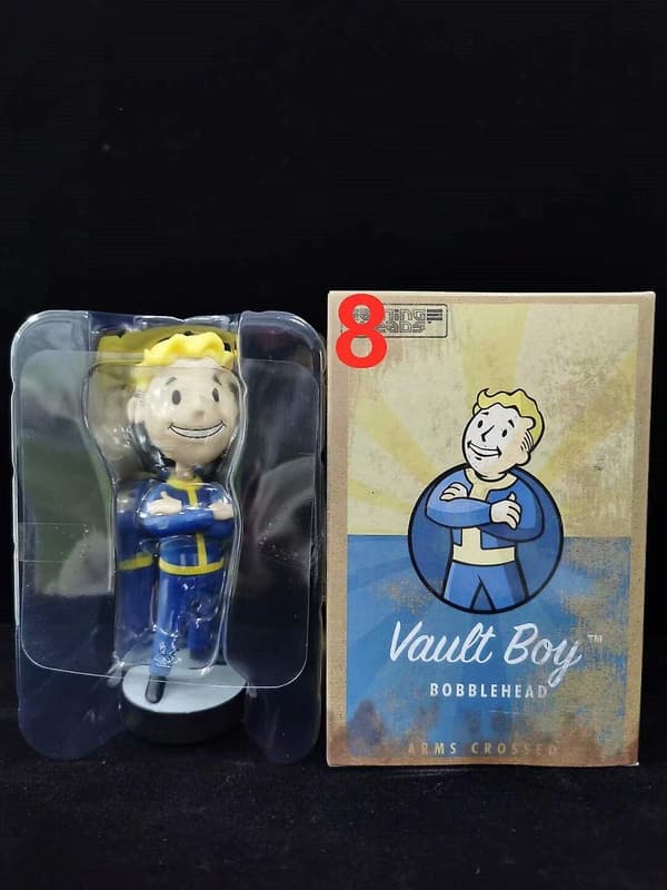 Fallout Vault Boy Bobble Head PVC Actionfigur Samleobjekt Model Legetøj Style 8