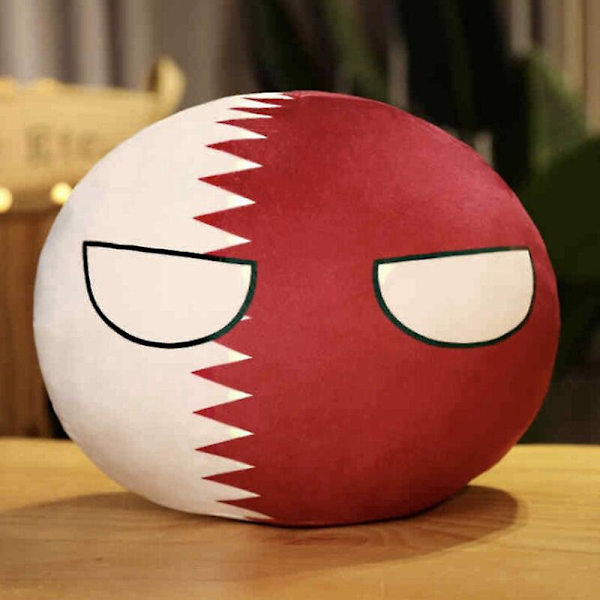 Landboll Leksak Plysch Hänge Polenboll Docka Landboll Sovjetunionen USA FRANKRIKE RYSSLAND STORBRITANNIEN JAPAN TYSKLAND ITALIEN Dekor10/30/40cm   Fingerfärdighetsspel about 10cm Qatar