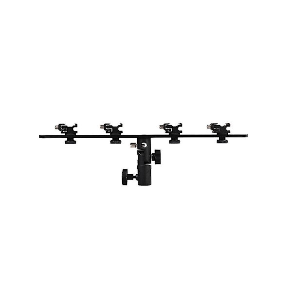 Flash Base Reflektor Flash Guide Fotografi Fylljus Stativ Telefon Multi-position Live Streaming Slide Stativ, b