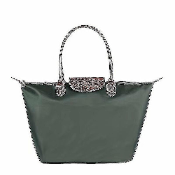 Dametasker Satchel New Long Champ Le Pliage HUIDA S green