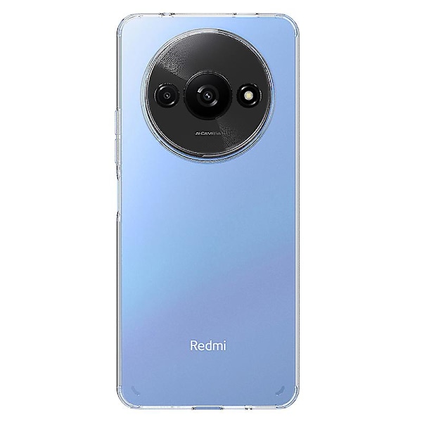 For Xiaomi Redmi A3/ Poco C61 4G/ Poco C61 4G telefondeksel ripebestandig TPU+akryl gjennomsiktig deksel