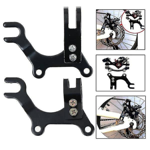 Justerbar Sort Cykel Disc Brems Beslag Ramme Adapter Montering Holder 32MM