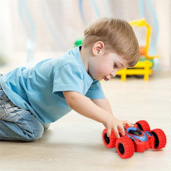 Mini-inertiaauton lelut lapsille törmäysautomaattinen kääntö kaksisuuntainen juoksuauton lelu pojille ja tytöille hauskat interaktiiviset lelut Style-A Red