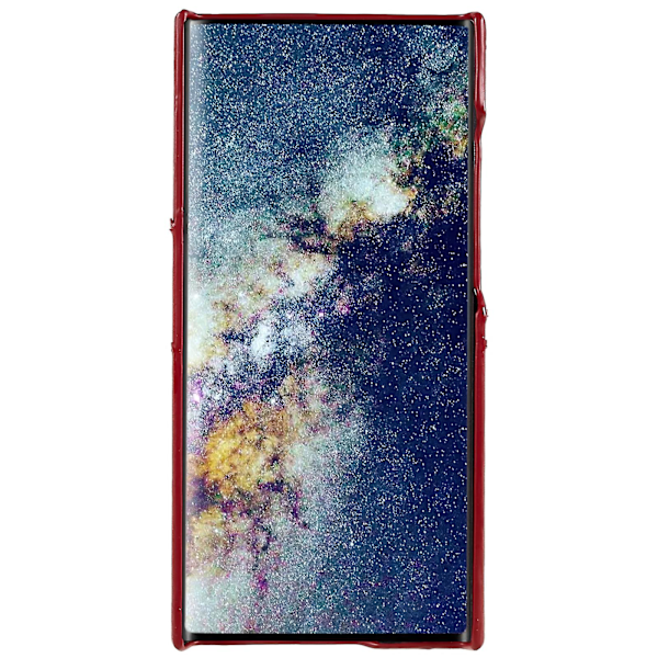 Fodral för Samsung Galaxy S24 Ultra med 2 kortplatser i PU+PC Red