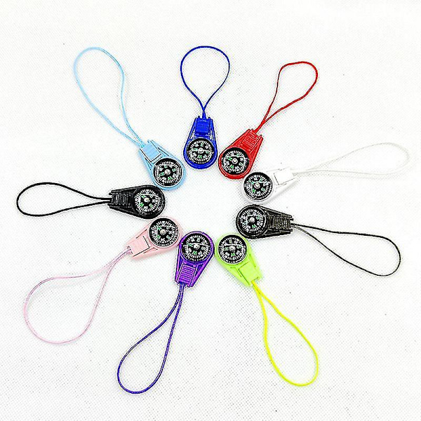 Mini Kompassi Lapsille Kompassi Avaimenperäpainike Kompassi Irtotavarana Paracord Vaellus Selviytyminen Pienet Kompassit Lapset Partio Kompassi Kesäkuu 10pcs