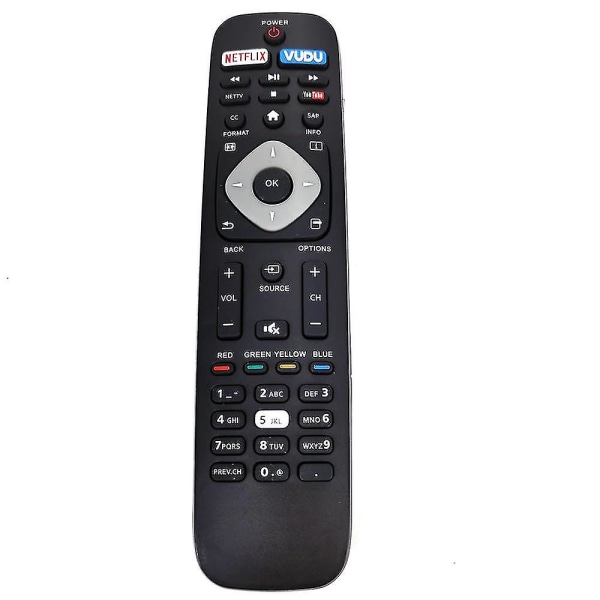 Rplacement Nh500up For Philips 4k Uhd Smart Tv Remote Control 2pfl4902/f7 32pfl4902/f7b 40pfl4901/f7
