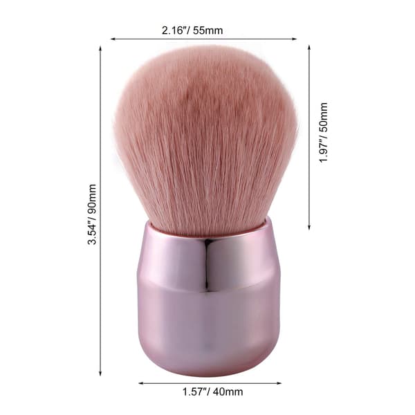 Neglekunst Støvfjerningsbørste, Neglebørste til Rengøring, Makeupbørste Blød Multifunktionel Børste (Pink)