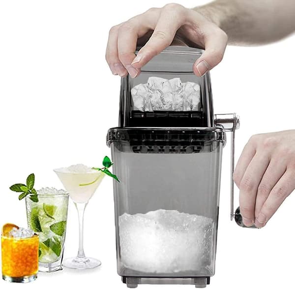 Manuel Isknuser - 1,25 l Krombelagt (grå)