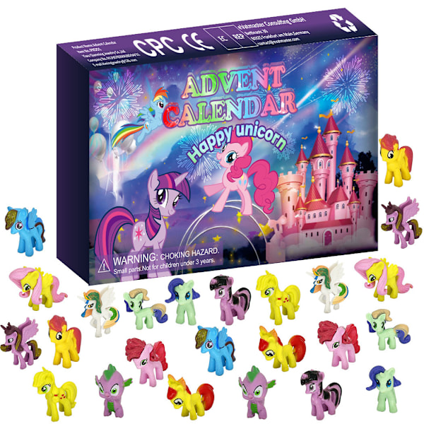 Joulu Blind Box Lasten Eläinmaailman Leikkikalublind Box Lahjapaketti My Little Pony Doll