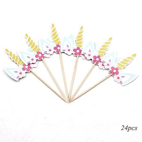 5 stk Enhjørning Tema Papir Slikæske Enhjørning Gaveposer Til Fødselsdag Bryllup Babyshower Enhjørning Fest Favør Forsyninger Slikposer Feriepynt 24pcs C