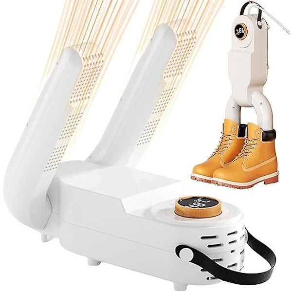 Elektrisk Skotørrere, Foldbar Design Skotørrere, UV Desinficerende, Bærbar Støvletørrere Med Timer Til Skistøvler, Sokker, Sko, Handsker (EU Stik)