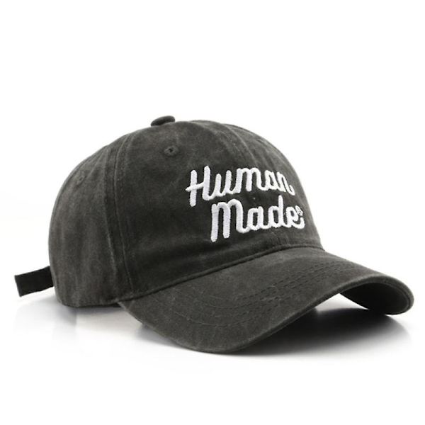 Mimigo Miesten ja Naisten Trucker-lippis Säädettävä Puuvillainen Baseball-lippis 7 Väriä BLACK