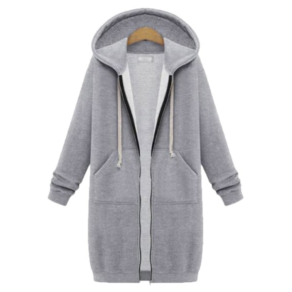 Womans Hooded Jacket With Mid-length Plus Size Plush Jacket For Cold Weather Clothes